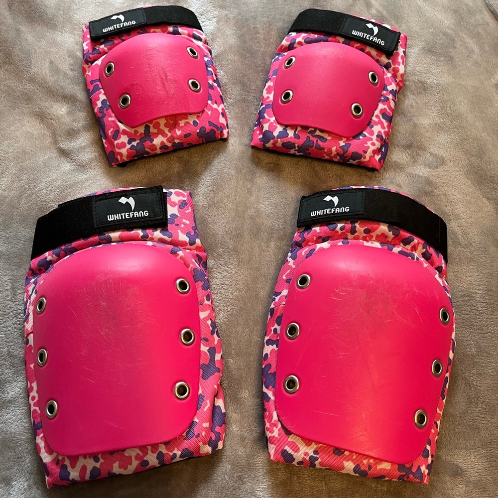 Pink Kids Protective Gear Set